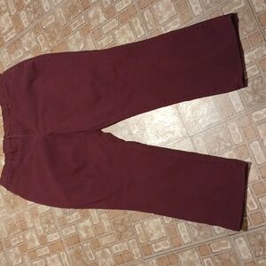 Gloria Vanderbilt Women's Burgundy Straight Leg Jeans